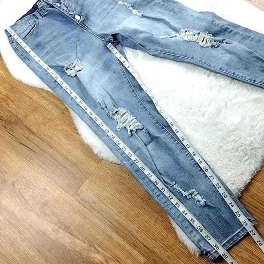 High Rise Button Fly Jeans Icon Ultra High Rise Skinny New With Tags - Picture 6 of 11